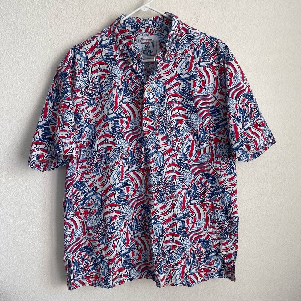 Chubbies The Nutter Short Sleeve Popover Usa Shirt - image 2